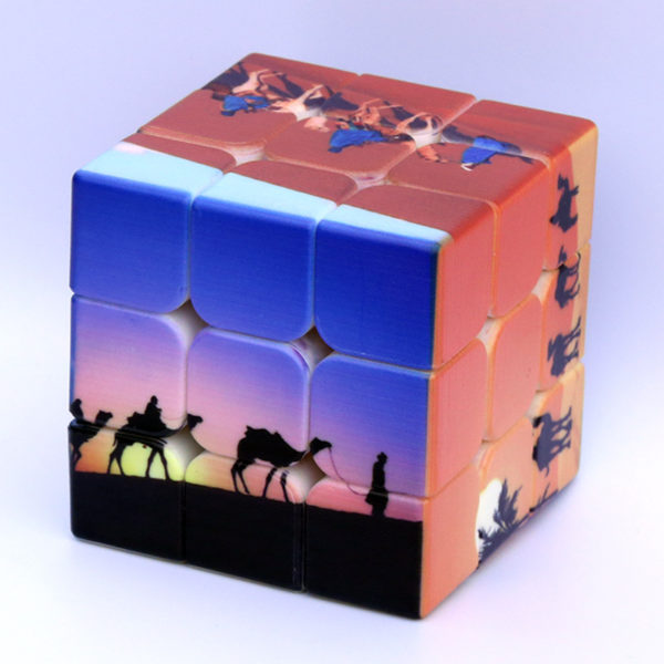 2.25 inches Puzzle Cube in Full Color