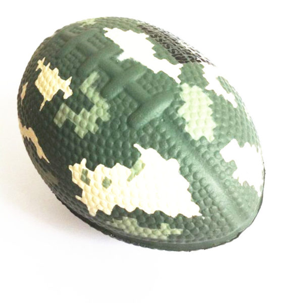 Camo Football Shaped Stress Reliever