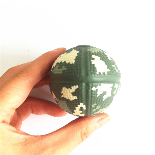 Camo Football Shaped Stress Reliever