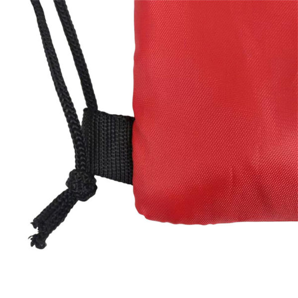 Drawstring Backpack With Zipper