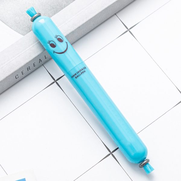 Plastic Sausage Shape Balloint Pen with Custom Logo