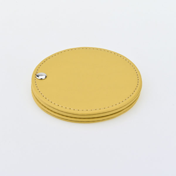 Rotatable Double Sided Leather Mirror