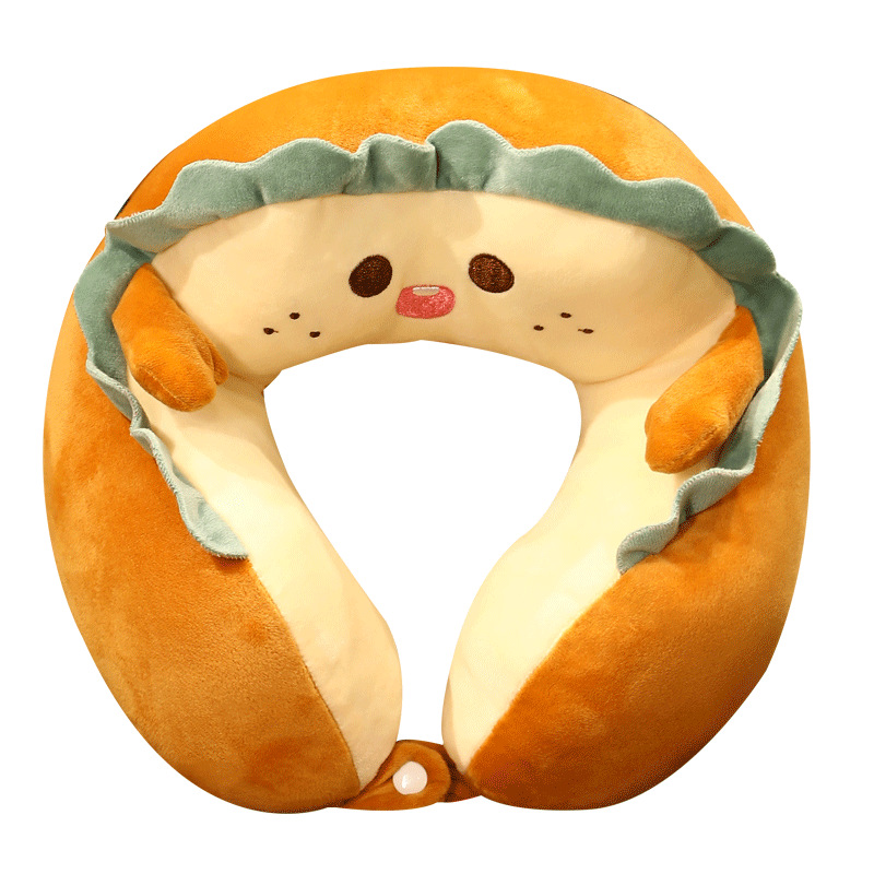 Emojing Toast U Shape Neck Pillow with Custom Logo