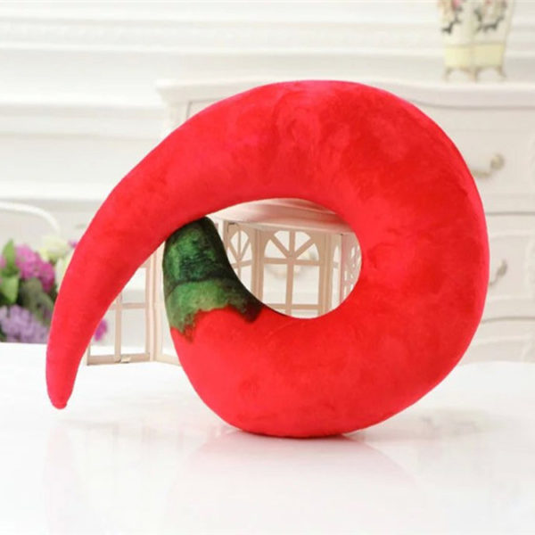 Custom U Chilli Eggplant Shape Neck Pillow