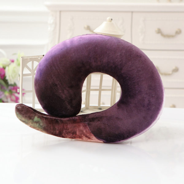 Custom U Chilli Eggplant Shape Neck Pillow