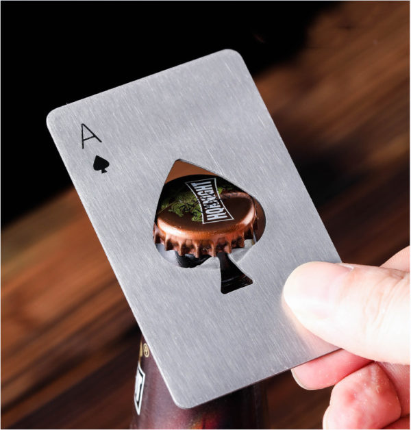 Ace Of Spades Bottle Opener