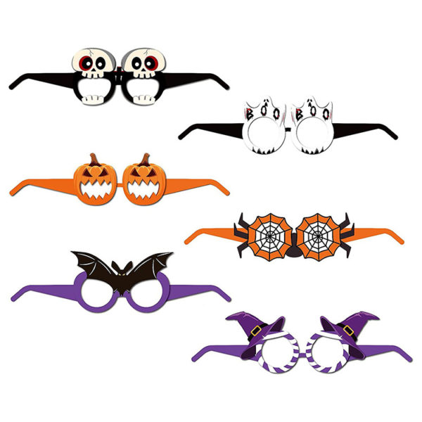 Halloween Designs Paper Glasses