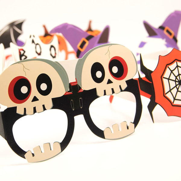 Halloween Designs Paper Glasses