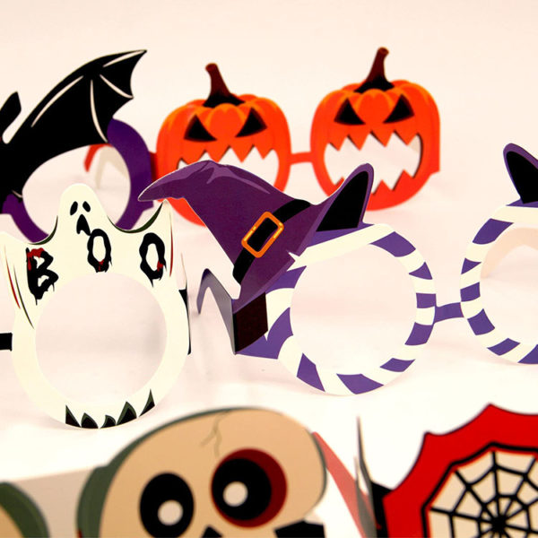 Halloween Designs Paper Glasses