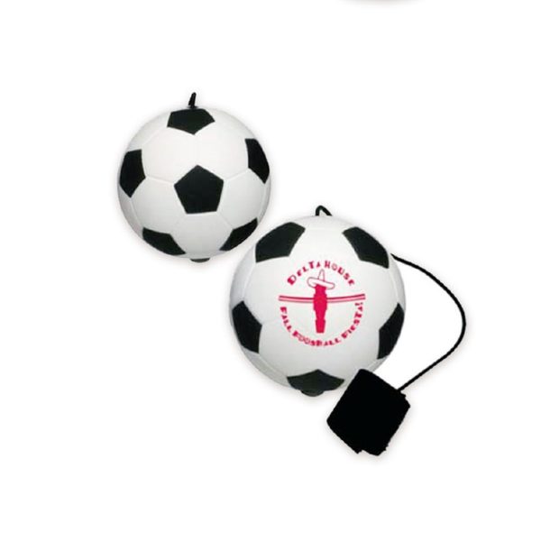 Custom Soccer Stress Reliever PU Yo-Yo Bungee