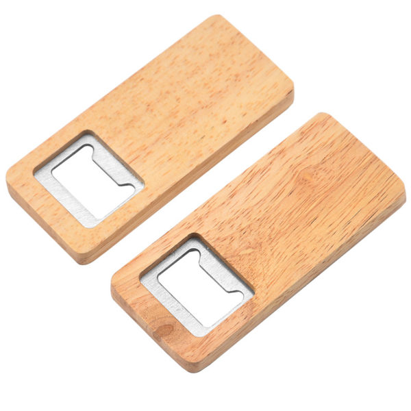 Wooden Square Bottle Opener