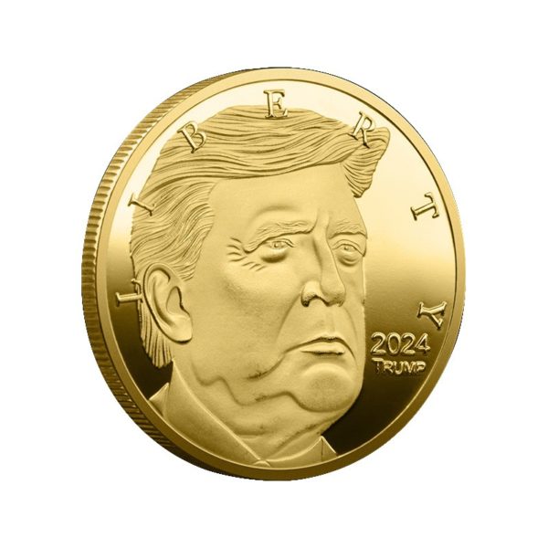 Gold 2024 Presidential Campaign Coins Trump