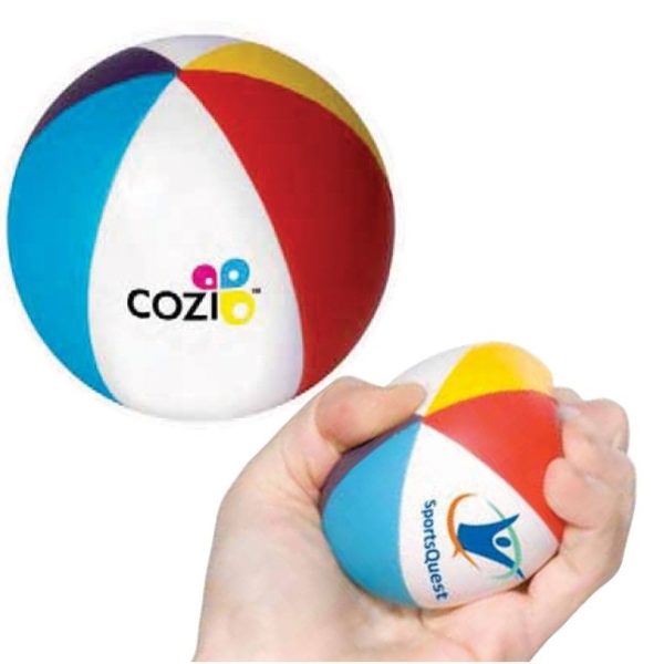 Beach Ball Shaped Stress Reliever