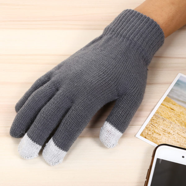 Acrylic Touch Screen Knitted Gloves