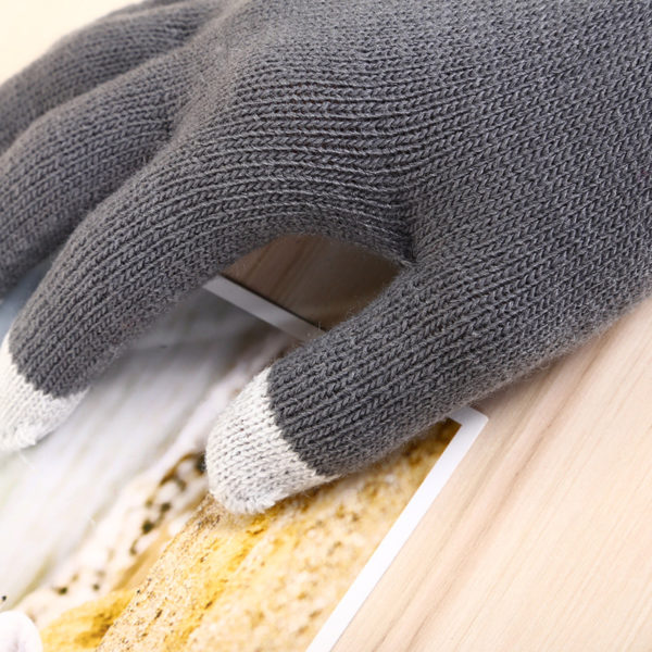 Acrylic Touch Screen Knitted Gloves