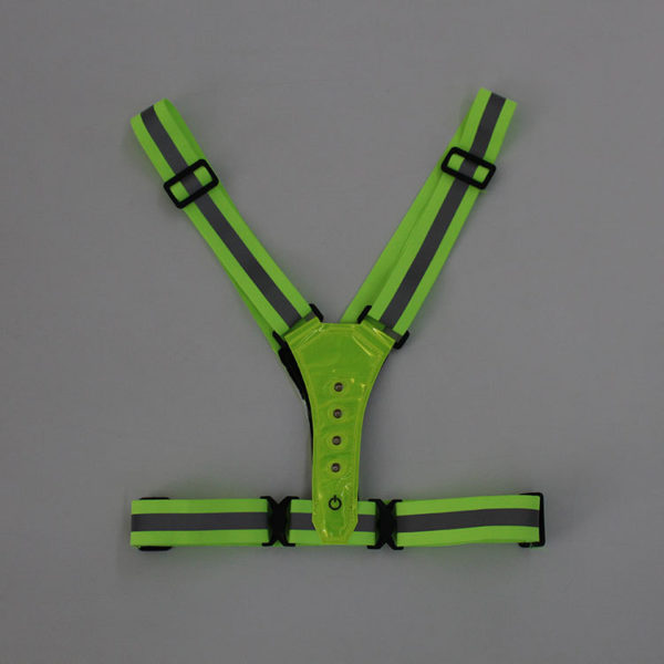 Flashing LED Reflective Safety Vest For Night