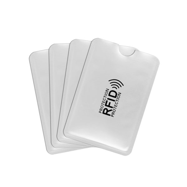 Multi-colored Portable RFID Protection Card Sleeve With Logo