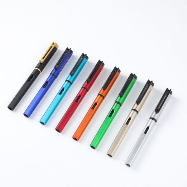 Multi-colored Portable Pen With Clip