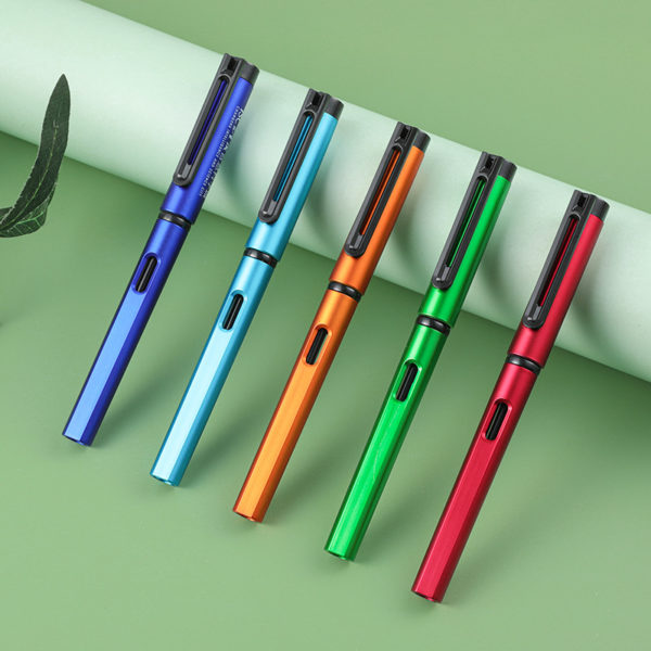 Multi-colored Portable Pen With Clip