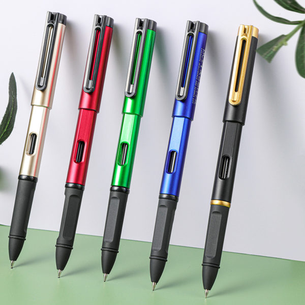 Multi-colored Portable Pen With Clip