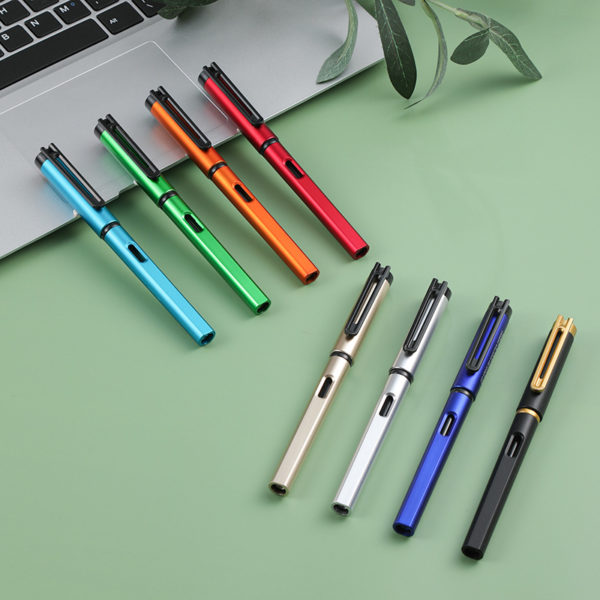 Multi-colored Portable Pen With Clip