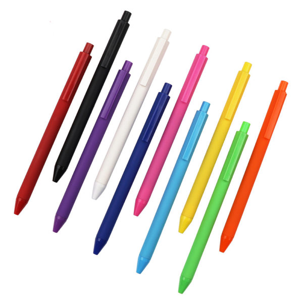 Multi-colored Click Pen With Custom PVC Pattern