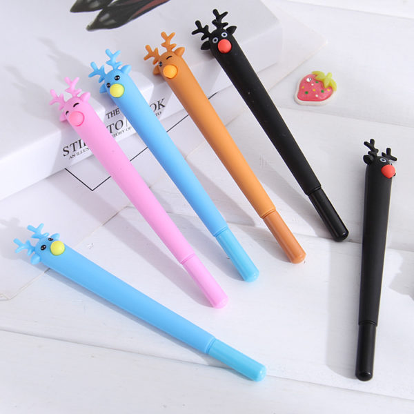 Multi-colored Deer Shaped Pen With Logo