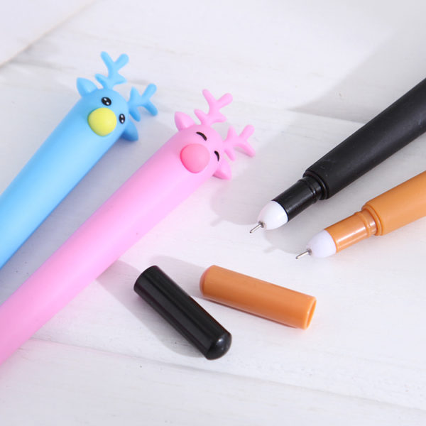 Multi-colored Deer Shaped Pen With Logo