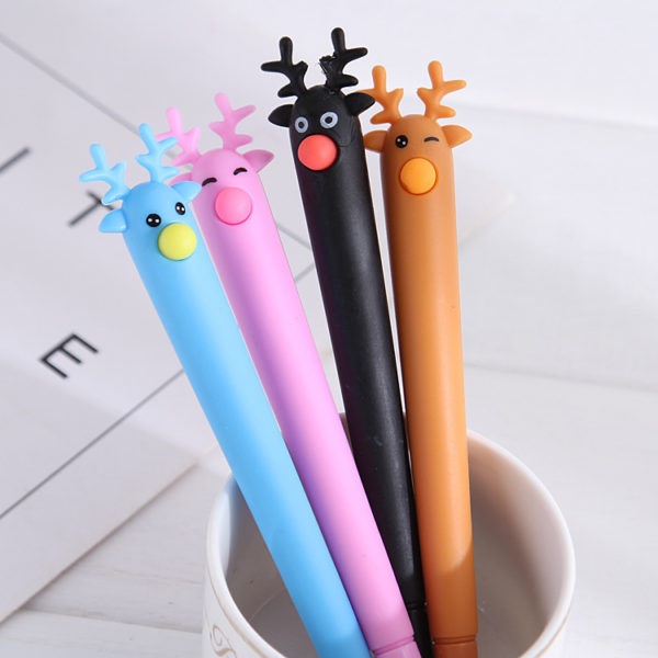 Multi-colored Deer Shaped Pen With Logo