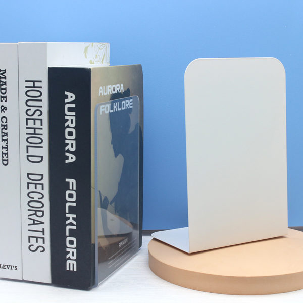 Solid Color Simple Bookend With Logo