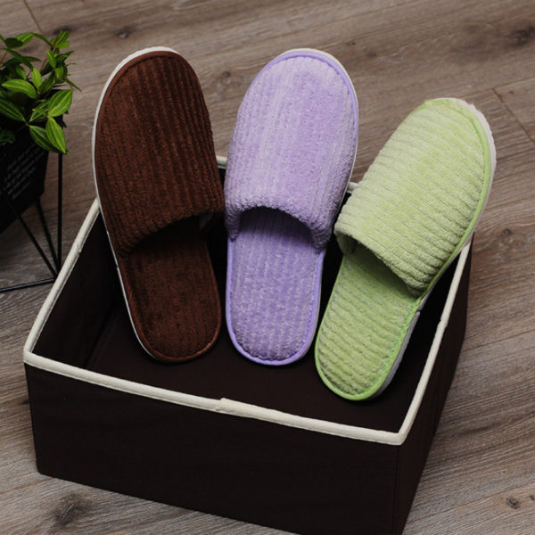 Stripe designed Premium Slippers With Logo