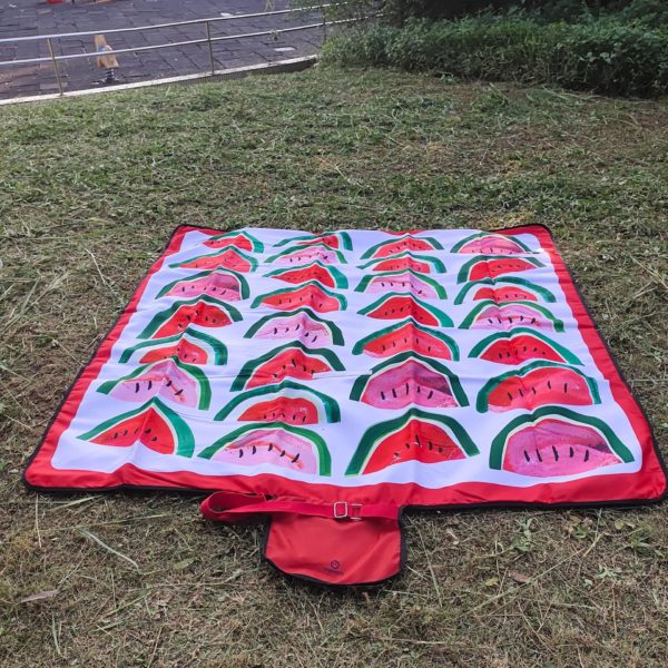 Full Color Imprint Portable Picnic Blanket