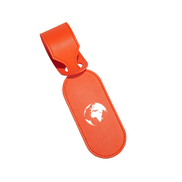 Leather Imprint Luggage Tag