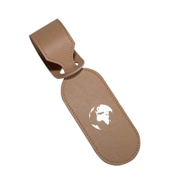 Leather Imprint Luggage Tag