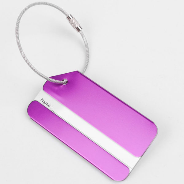 Alloy Custom Luggage Tag