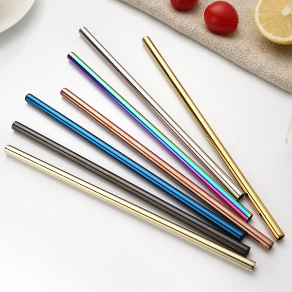 Reusable Stainless Steel Straw With logo