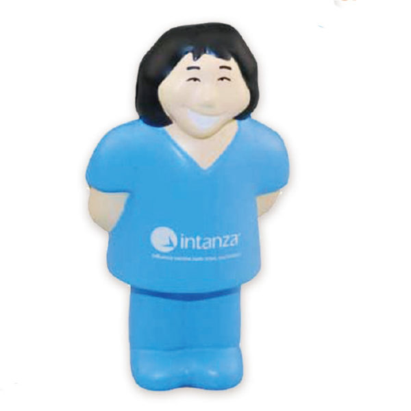 Female Nurse Shaped Stress Reliever