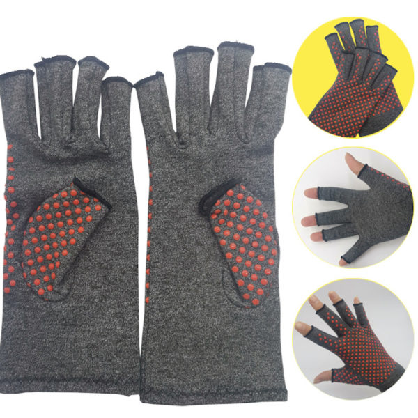 Non-slip Fingerless Training Gloves