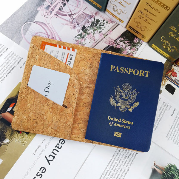 Wood Grain Passport Holder and Wallet