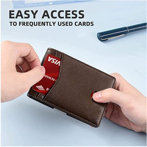 Leather Flap RFID Wallet