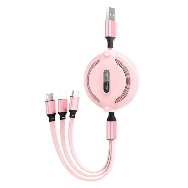 66W Retractable Super Fast Charging Cable