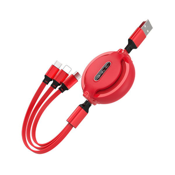 66W Retractable Super Fast Charging Cable