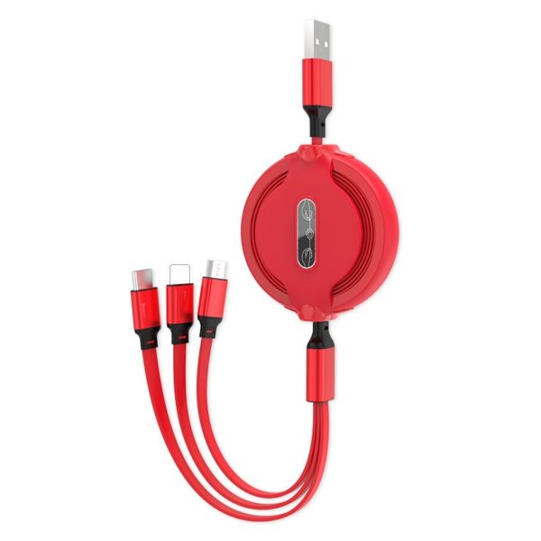 66W Retractable Super Fast Charging Cable