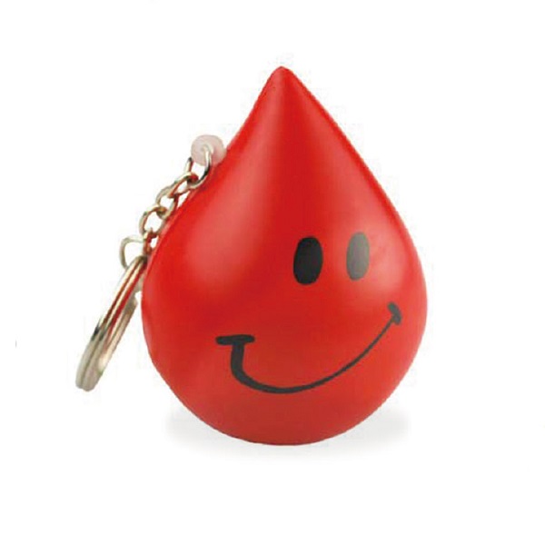 2. Novoline Custom PU Oil Droplet Keychain Stress Ball