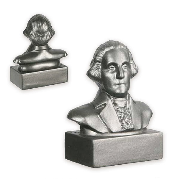 PU George Washington Bust Shape Stress Reliever