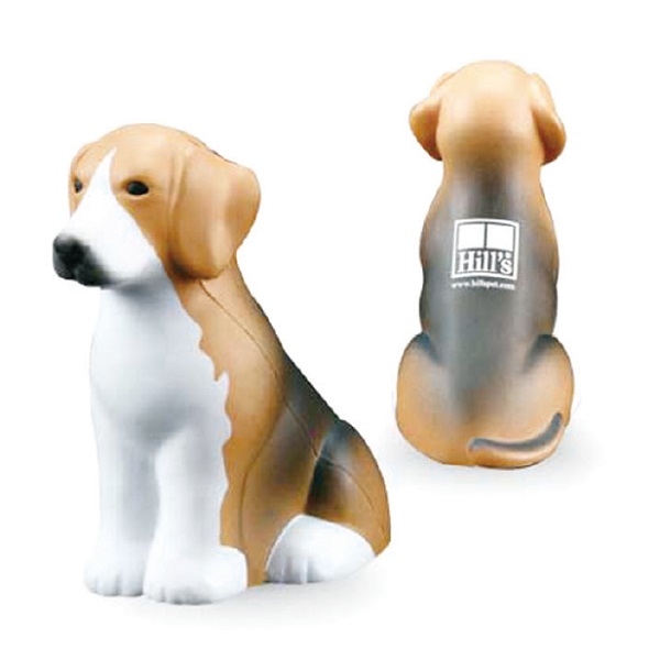 PU Beagle Dog Shape Stress Ball