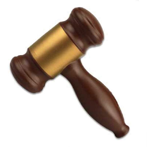 Gavel Shaped Stress Reliever