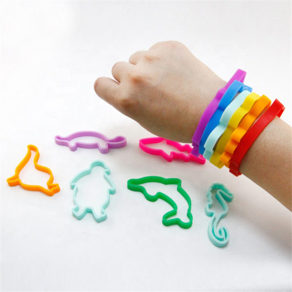 Animal Rubber Bands Custom Shape Silicone Wristband