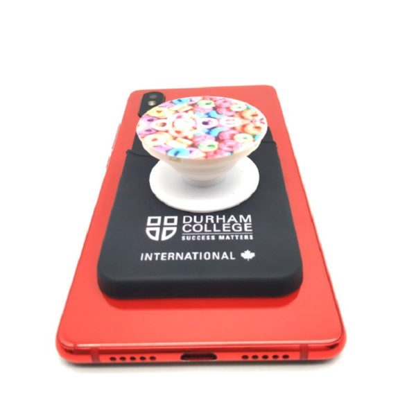 Silicone Phone Wallet Mobile Card Holder with Airbag Support