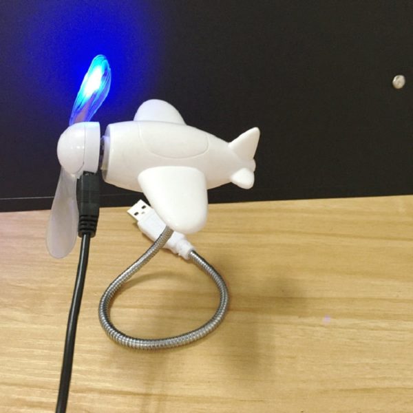 USB Snake Shape Aircraft Shaped Fan